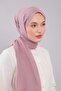 Pink Viscose Modal Plain Shawl - 3