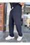 Navy Blue Waffle Fabric Basic Tracksuit Mrk-2871 - 4