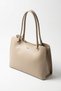 Omenra Women's Cream Large Capacity Ring Detailed Long Handle Daily Stylish Shoulder Bag Tote - 3
