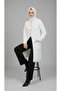 Women's Angora Cardigan with Buttoned Pockets for Middle-Aged and Older Women