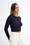 Long Sleeve Basic Blouse B1845 - 5