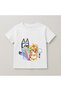 Bluey and Bingo Costume Printed Kids T-Shirt 100% Cotton White