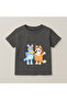 Bluey and Bingo Side by Side Printed Kids' T-Shirt 100% Cotton Smoked