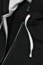 Men's Field Regular Cut, Three Thread, No Hood, Zippered Pockets, Hooded Sweat Coat Dark Gray - 6