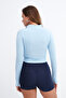 Zippered Soft Fabric Cardigan H0089 - 6