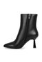 Kemal Aygün-Venüs Leather Women's Short Heeled Boots - Pointed Toe & Goblet Heel - 2