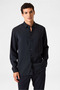 Comfort Fit Black Long Sleeve Shirt