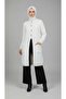 Women's Angora Cardigan with Buttoned Pockets for Middle-Aged and Older Women - 3