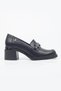 Venüs Genuine Leather Thick Heeled Shoes