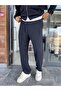 Navy Blue Waffle Fabric Basic Tracksuit Mrk-2871 - 5