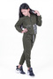 Girl's Love City Printed Zippered Tracksuit Set - 2