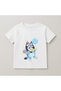 Bluey Balloon Printed Children's T-Shirt 100% Cotton White