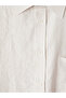 Xside White Loose Fit Striped Men's Shirt - 6