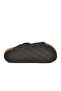Black Velcro Adjustable Double Strap Soft Comfortable Sole Men's Slippers 031-120 m - 5
