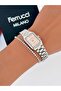 Steel Strap Rectangular Case 2 Year Warranty 3 Atm Waterproof Women's Wristwatch + Bracelet Gift - 5