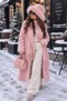 Women's Plush Furry Hat, Soft Warm Winter Bucket Hat, Faux Fur Trendy Winter Hat