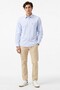 Men's Regular Fit Shirt Organic Cotton Striped Men's Shirt Light Blue - 4