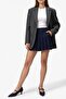 Cres Navy Blue Suede Women's Low Heel Shoes - 2