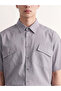 Xside Gray Loose Fit Men's Shirt - 3