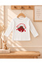 Strawberry Patterned Girl's 3-Piece Cardigan, Blouse and Jean Pants Set - 4