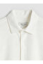Lcw Vision White Regular Fit Men's Basic Textured Shirt - 8