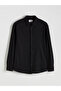 Lcw Vision Black Comfortable Mold Long Sleeve Men's Shirt - 5