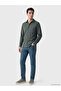 Lcwaikiki Classic Green Regular Fit Men's Shirt