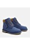 Premium 6 Inch Lace up Waterp Kids Dark Blue Bootie - 2