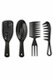 4-Piece Hair Comb Set Detangling Brush Wide Tooth Comb for Wet Dry Hair - 2