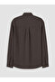 Lcw Vision Brown Regular Fit Dobby Men's Shirt - 6