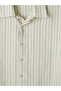 Lcw Vision Beige Regular Fit Striped Men's Shirt - 6