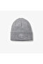 3D Embroidery Beanie Men's Dark Gray Beanie