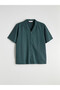 Lcw Vision Petrol Regular Fit Resort Collar Short Sleeve Men's Shirt - 5