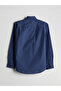 Regular Fit Long Sleeve Poplin Men's Shirt - 8