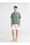Lcw Vision Green Regular Fit Linen Look Men's Shirt - 2