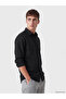 Lcw Vision Black Regular Fit Krinkle Men's Shirt - 2