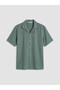 Lcw Vision Green Regular Fit Linen Look Men's Shirt - 5
