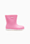 Mellow Girls' Fleece Waterproof Rain Boots 26K 946.230 Bk Pink