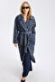 Beaded Curly Wool Blend Coat - 3