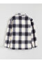Lcw Kids Gray Plaid Boys' Shirt Jacket - 4