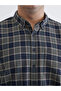 Regular Fit Plaid Men's Shirt - 3
