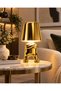 Decorative Led Table Lamp with Gold Arms and Crossed Human Figures – Modern Lampshade Night Light - 3