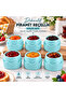 6 Decorative Pyramid Jam Bowls Small Size – Single Serving Plastic Jam & Sauce Bowls