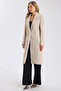 Sequined Buttoned Curly Coat - 2