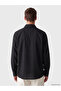 Lcw Vision Black Regular Fit Striped Men's Shirt - 4