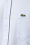 Men's Regular Fit Shirt Organic Cotton Striped Men's Shirt Light Blue - 5