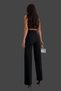 Blckk Black Women's Cotton Fabric Trousers - 2