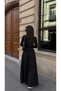 Women's Black Skirt Pants Modal Cotton Loose Fit Elastic Waist Side Pockets Comfortable Pants Code:Etekpant-2 - 6