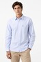 Men's Regular Fit Shirt Organic Cotton Striped Men's Shirt Light Blue - 2