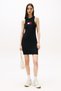 Tommy Hilfiger Tjw Flag Sweater Mini Dress Ext Women's Black Dress Dw0Dw20877Bds